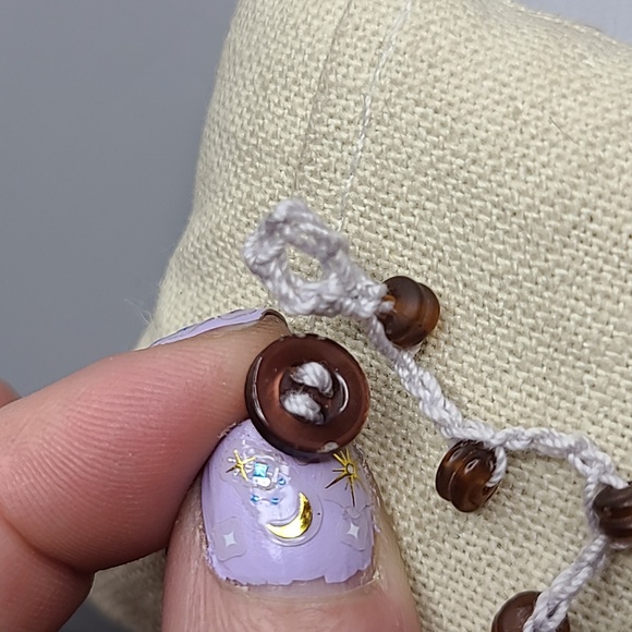 Men's Double Wrap Bracelet Light Gray Silver Brown Beads Handmade Everyday Basic - Picture 4 of 5